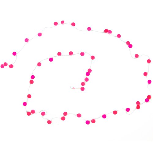 Guirlande Confettis - Rose fluo